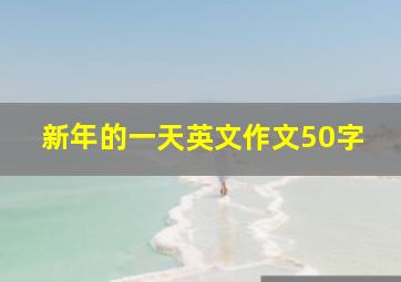 新年的一天英文作文50字