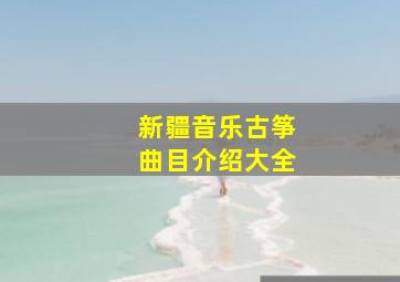 新疆音乐古筝曲目介绍大全