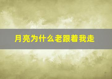 月亮为什么老跟着我走