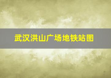 武汉洪山广场地铁站图