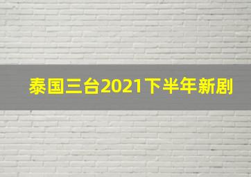 泰国三台2021下半年新剧