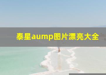 泰星aump图片漂亮大全