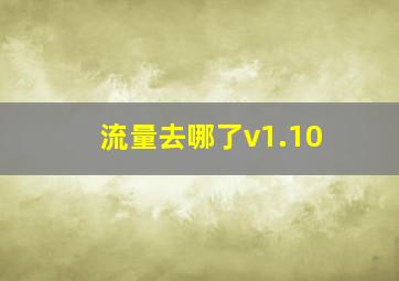 流量去哪了v1.10