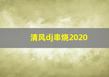 清风dj串烧2020