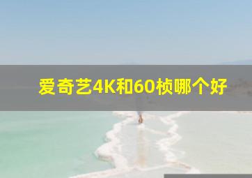 爱奇艺4K和60桢哪个好