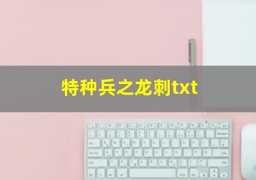 特种兵之龙刺txt