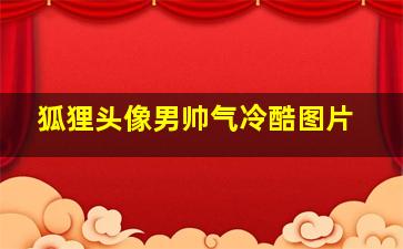 狐狸头像男帅气冷酷图片