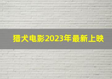 猎犬电影2023年最新上映