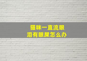 猫咪一直流眼泪有眼屎怎么办