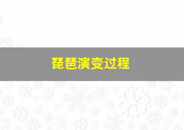 琵琶演变过程