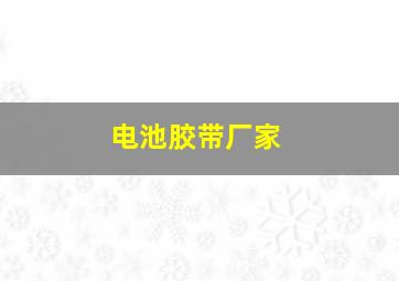 电池胶带厂家