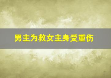 男主为救女主身受重伤