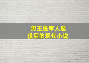 男主是军人退役后的现代小说