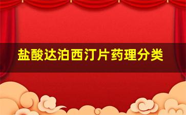 盐酸达泊西汀片药理分类