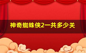 神奇蜘蛛侠2一共多少关