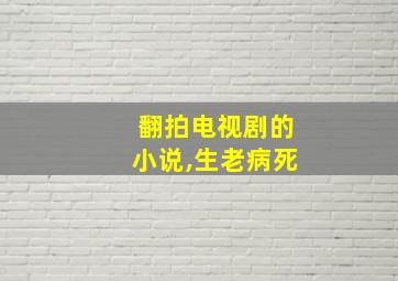 翻拍电视剧的小说,生老病死