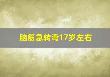 脑筋急转弯17岁左右