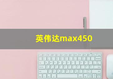 英伟达max450