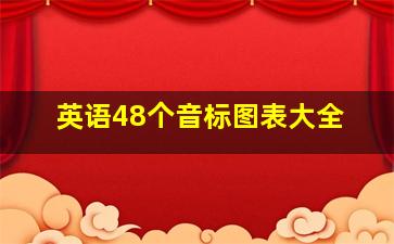 英语48个音标图表大全