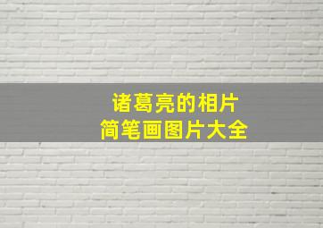 诸葛亮的相片简笔画图片大全