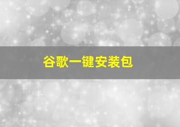 谷歌一键安装包