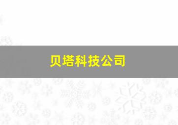 贝塔科技公司