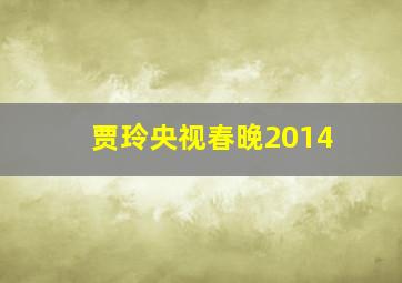 贾玲央视春晚2014