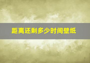 距离还剩多少时间壁纸