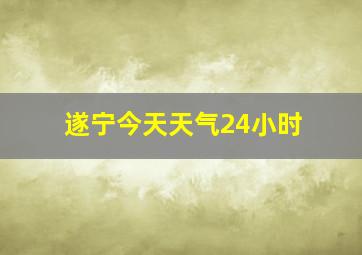 遂宁今天天气24小时