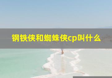 钢铁侠和蜘蛛侠cp叫什么